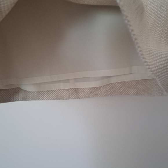 Tristan Beige Knit Cotton Mix A-Line Skirt - Picture 2 of 7